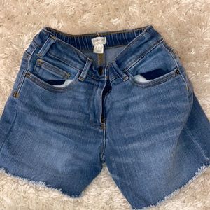 Jcrew girls Jean shorts size 7